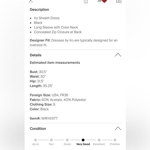 Designer IRO Stylish Black Assymetrical Dress with cutout - Picture 3 of 13